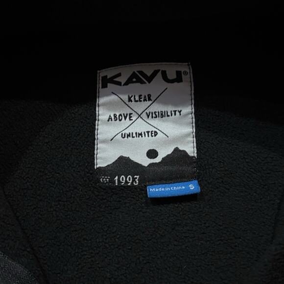 Kavu Jacket Women Small Black Fleece Full Zip Light Jacket Hike Outdoors Warm - Picture 3 of 7